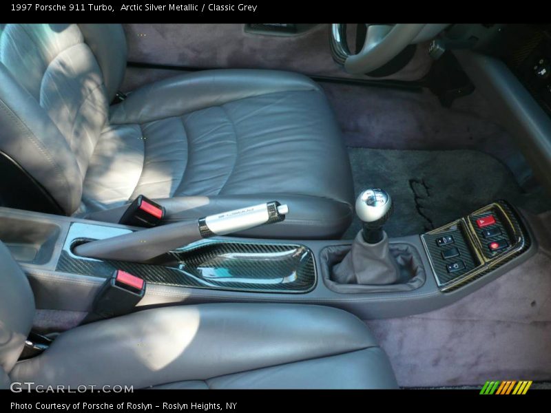 Arctic Silver Metallic / Classic Grey 1997 Porsche 911 Turbo