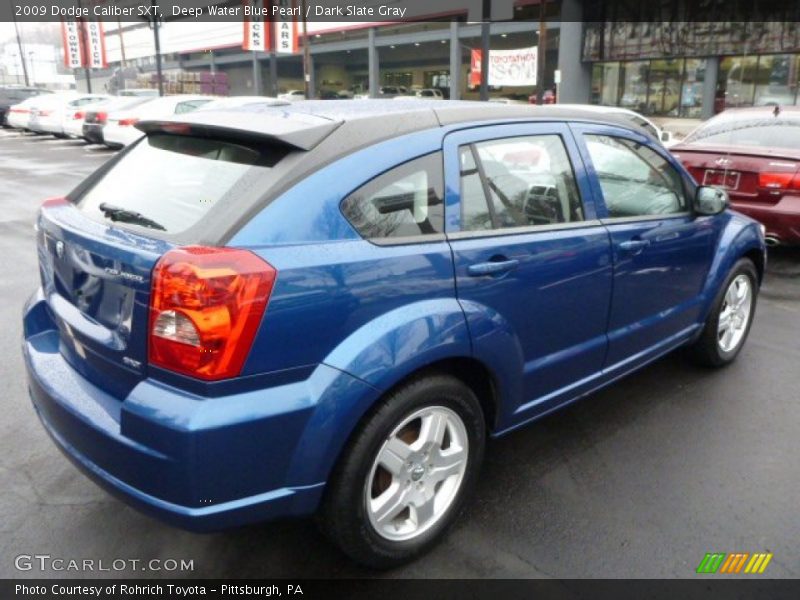 Deep Water Blue Pearl / Dark Slate Gray 2009 Dodge Caliber SXT
