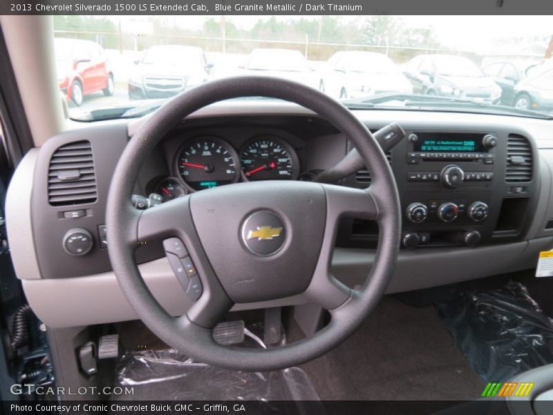 Blue Granite Metallic / Dark Titanium 2013 Chevrolet Silverado 1500 LS Extended Cab