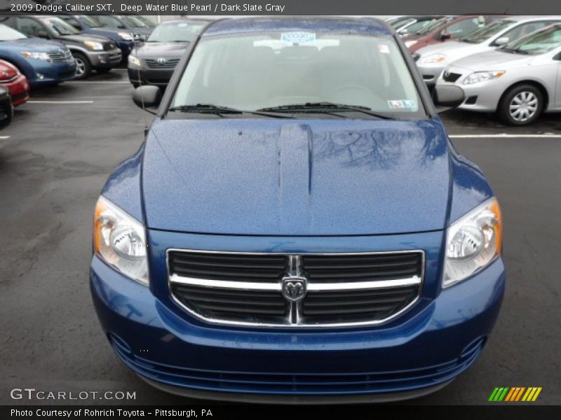 Deep Water Blue Pearl / Dark Slate Gray 2009 Dodge Caliber SXT