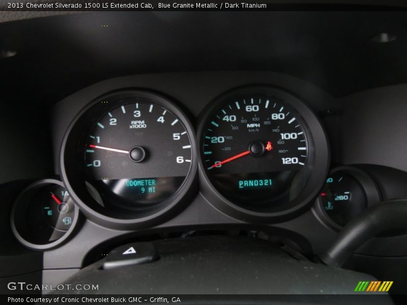 Blue Granite Metallic / Dark Titanium 2013 Chevrolet Silverado 1500 LS Extended Cab