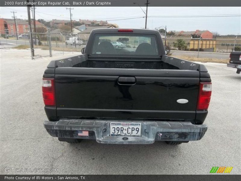Black / Dark Graphite 2003 Ford Ranger Edge Regular Cab