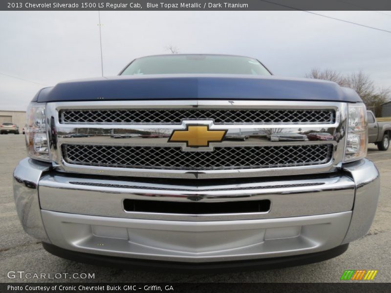 Blue Topaz Metallic / Dark Titanium 2013 Chevrolet Silverado 1500 LS Regular Cab