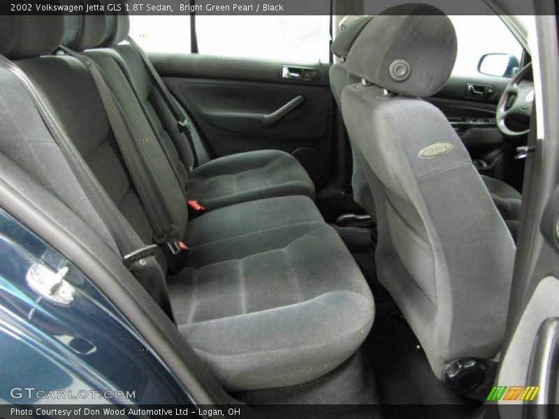 Bright Green Pearl / Black 2002 Volkswagen Jetta GLS 1.8T Sedan
