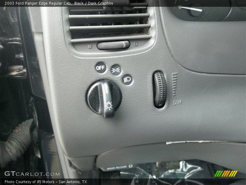 Black / Dark Graphite 2003 Ford Ranger Edge Regular Cab