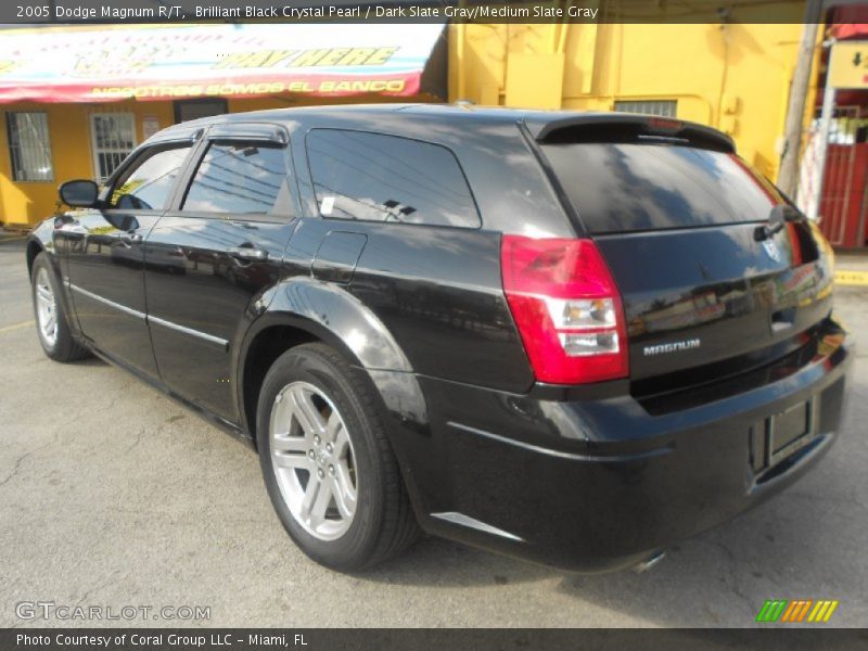 Brilliant Black Crystal Pearl / Dark Slate Gray/Medium Slate Gray 2005 Dodge Magnum R/T