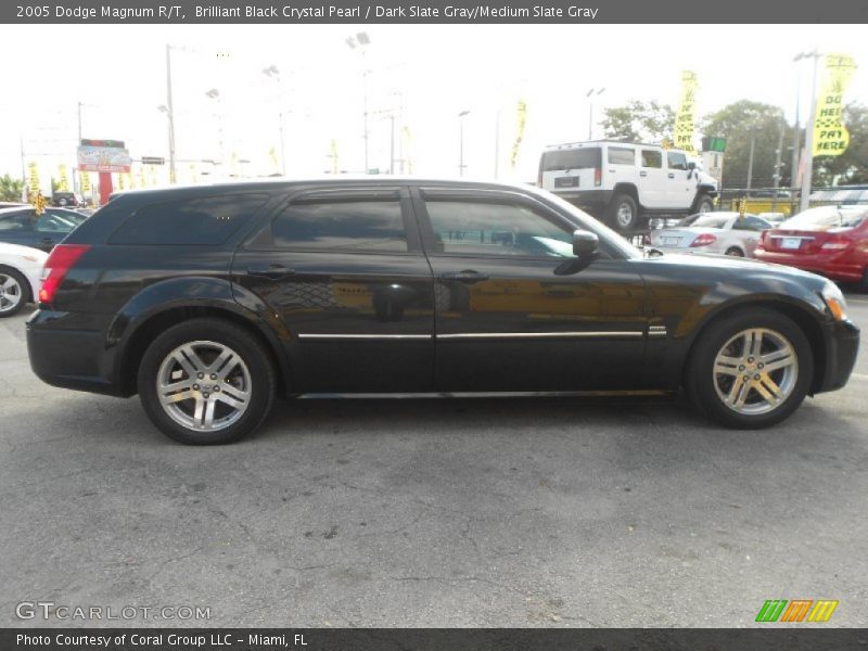 Brilliant Black Crystal Pearl / Dark Slate Gray/Medium Slate Gray 2005 Dodge Magnum R/T