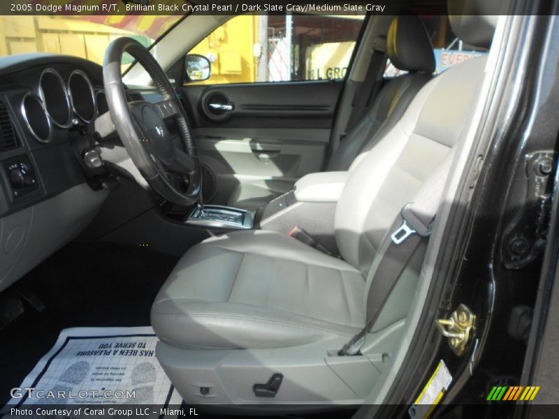 Brilliant Black Crystal Pearl / Dark Slate Gray/Medium Slate Gray 2005 Dodge Magnum R/T