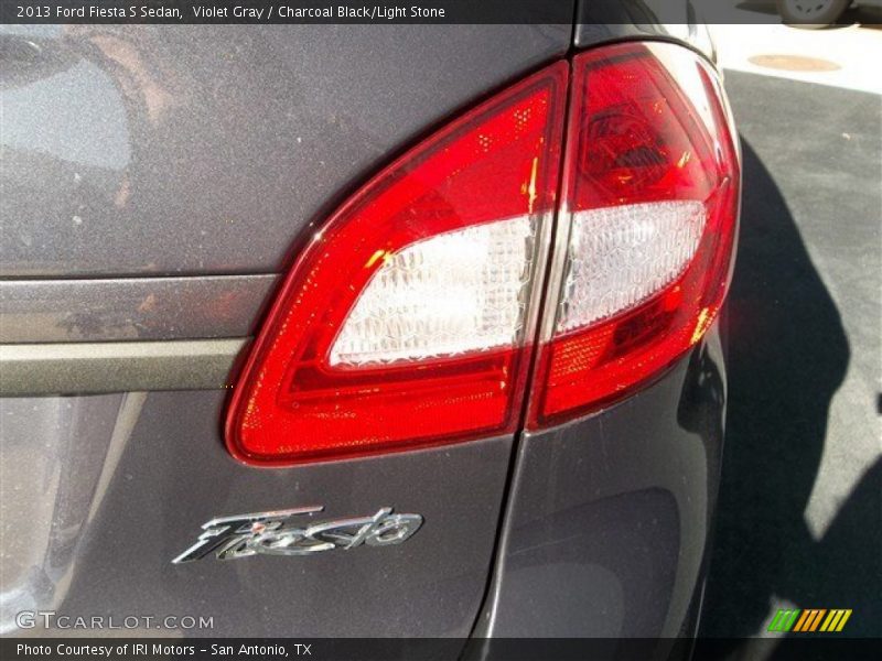 Violet Gray / Charcoal Black/Light Stone 2013 Ford Fiesta S Sedan