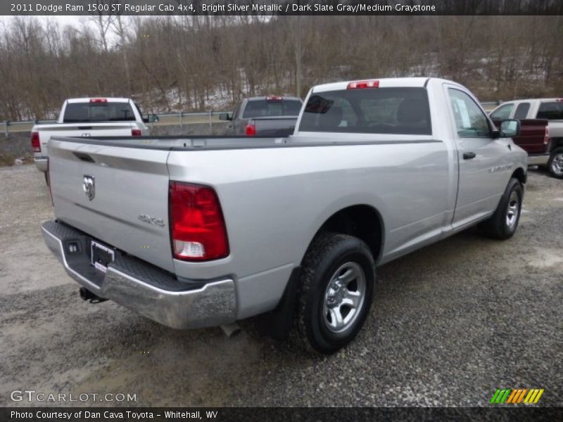 Bright Silver Metallic / Dark Slate Gray/Medium Graystone 2011 Dodge Ram 1500 ST Regular Cab 4x4