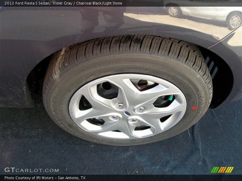 Violet Gray / Charcoal Black/Light Stone 2013 Ford Fiesta S Sedan
