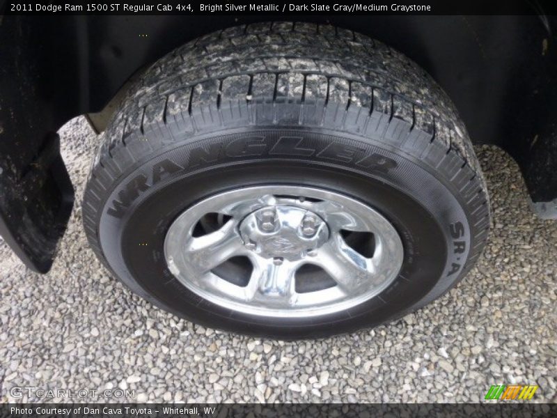 Bright Silver Metallic / Dark Slate Gray/Medium Graystone 2011 Dodge Ram 1500 ST Regular Cab 4x4
