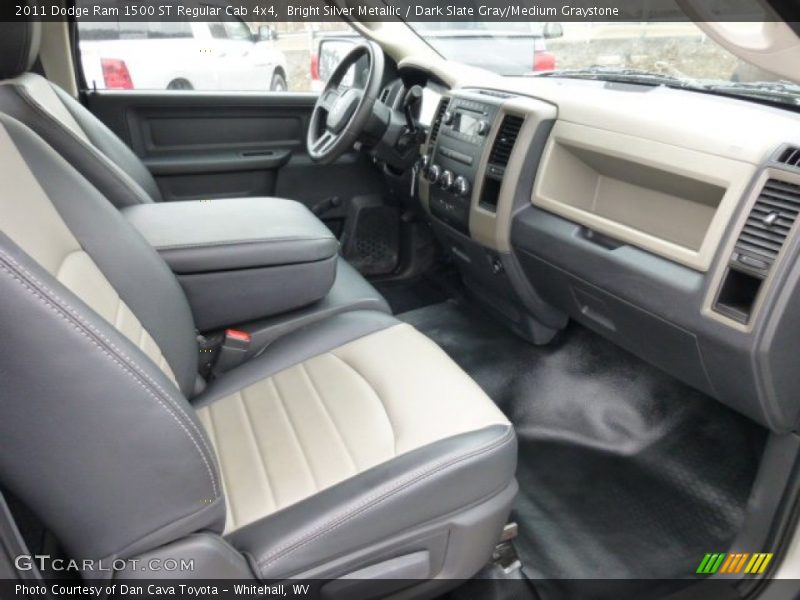Bright Silver Metallic / Dark Slate Gray/Medium Graystone 2011 Dodge Ram 1500 ST Regular Cab 4x4