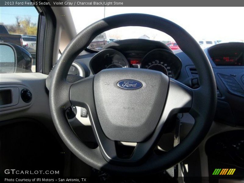 Violet Gray / Charcoal Black/Light Stone 2013 Ford Fiesta S Sedan