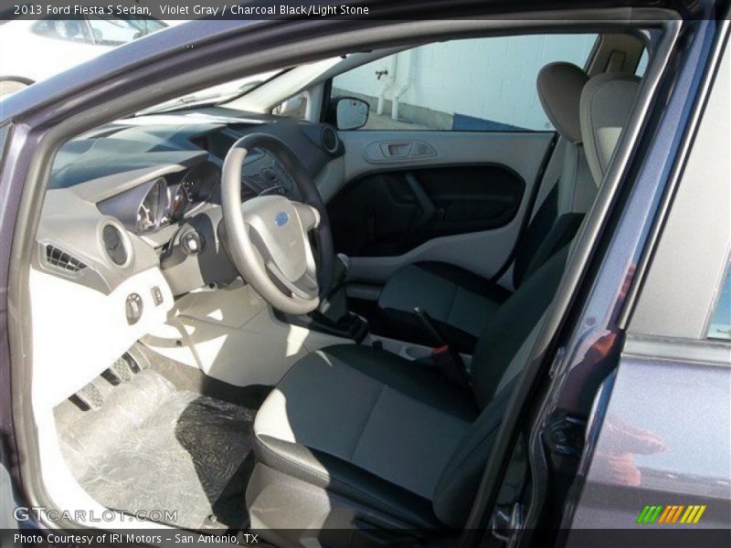 Violet Gray / Charcoal Black/Light Stone 2013 Ford Fiesta S Sedan
