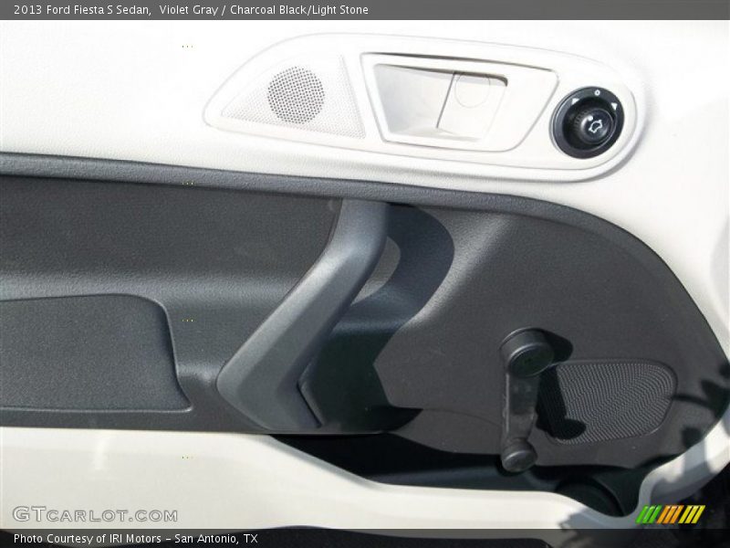 Violet Gray / Charcoal Black/Light Stone 2013 Ford Fiesta S Sedan