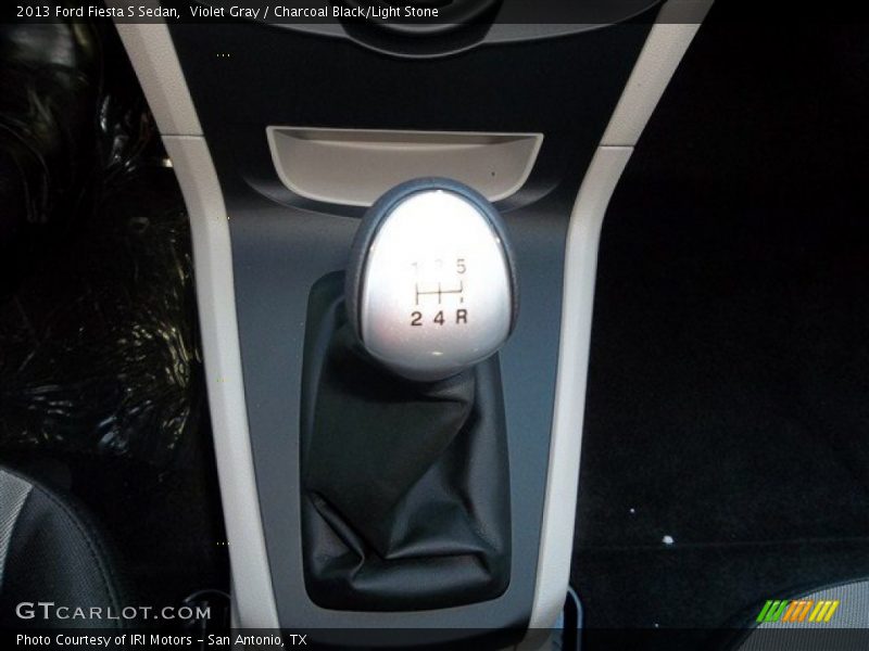 Violet Gray / Charcoal Black/Light Stone 2013 Ford Fiesta S Sedan