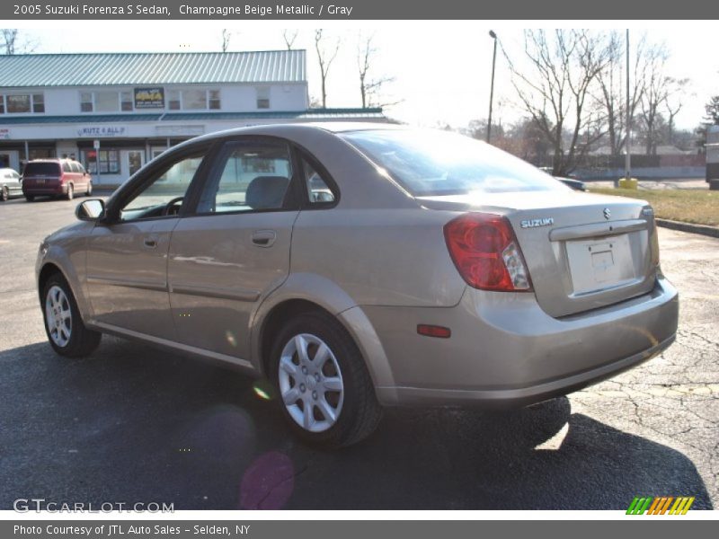 Champagne Beige Metallic / Gray 2005 Suzuki Forenza S Sedan