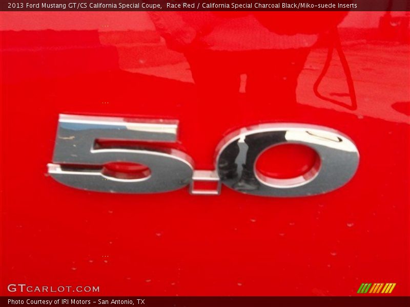 Race Red / California Special Charcoal Black/Miko-suede Inserts 2013 Ford Mustang GT/CS California Special Coupe