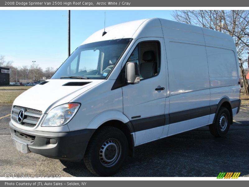 Arctic White / Gray 2008 Dodge Sprinter Van 2500 High Roof Cargo