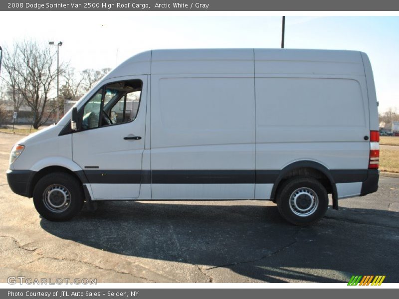 Arctic White / Gray 2008 Dodge Sprinter Van 2500 High Roof Cargo