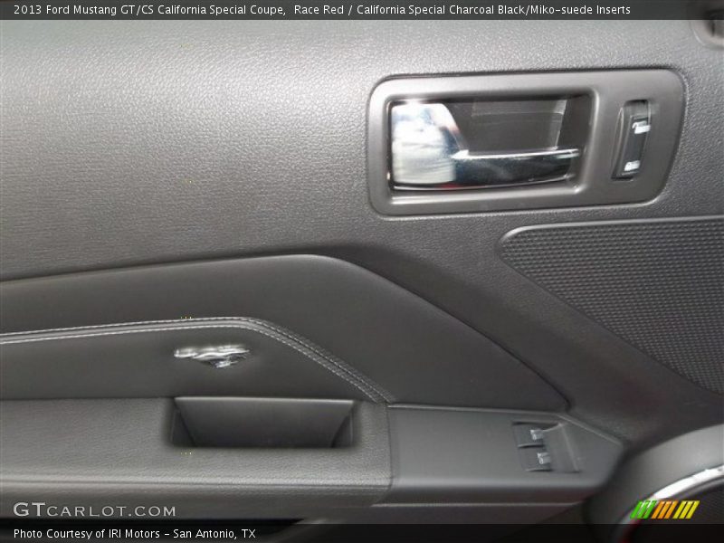 Race Red / California Special Charcoal Black/Miko-suede Inserts 2013 Ford Mustang GT/CS California Special Coupe