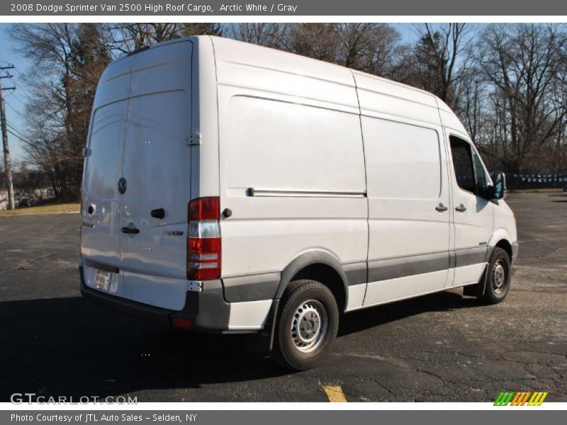 Arctic White / Gray 2008 Dodge Sprinter Van 2500 High Roof Cargo