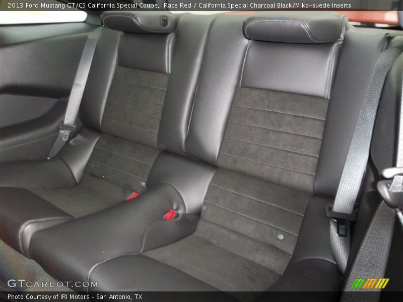 Rear Seat of 2013 Mustang GT/CS California Special Coupe