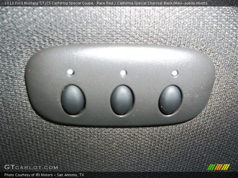 Race Red / California Special Charcoal Black/Miko-suede Inserts 2013 Ford Mustang GT/CS California Special Coupe