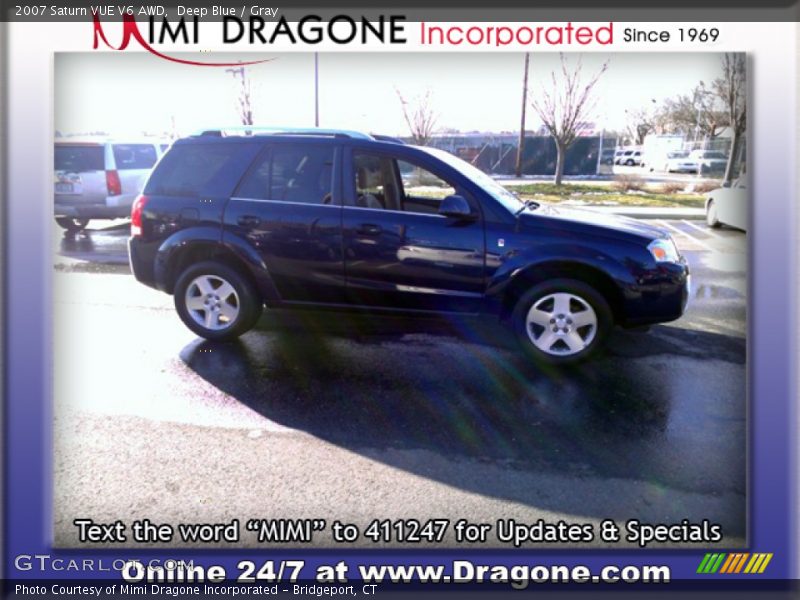 Deep Blue / Gray 2007 Saturn VUE V6 AWD