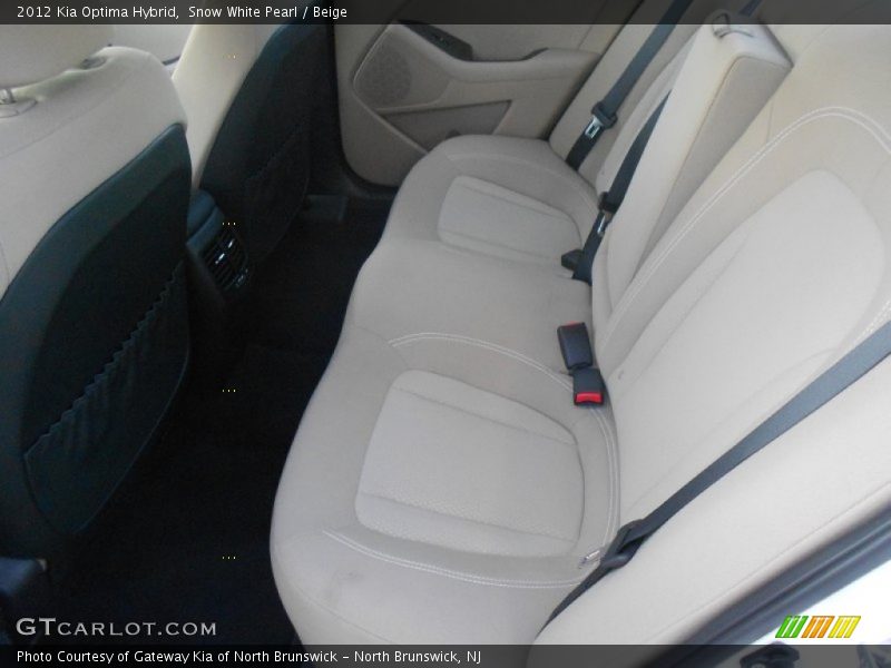 Snow White Pearl / Beige 2012 Kia Optima Hybrid
