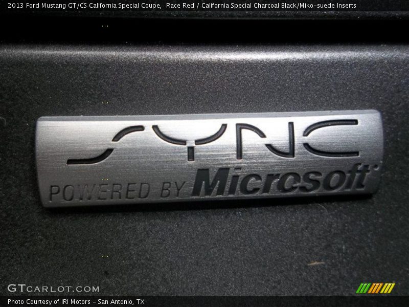 Race Red / California Special Charcoal Black/Miko-suede Inserts 2013 Ford Mustang GT/CS California Special Coupe