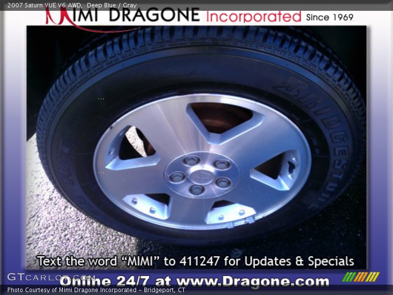 Deep Blue / Gray 2007 Saturn VUE V6 AWD