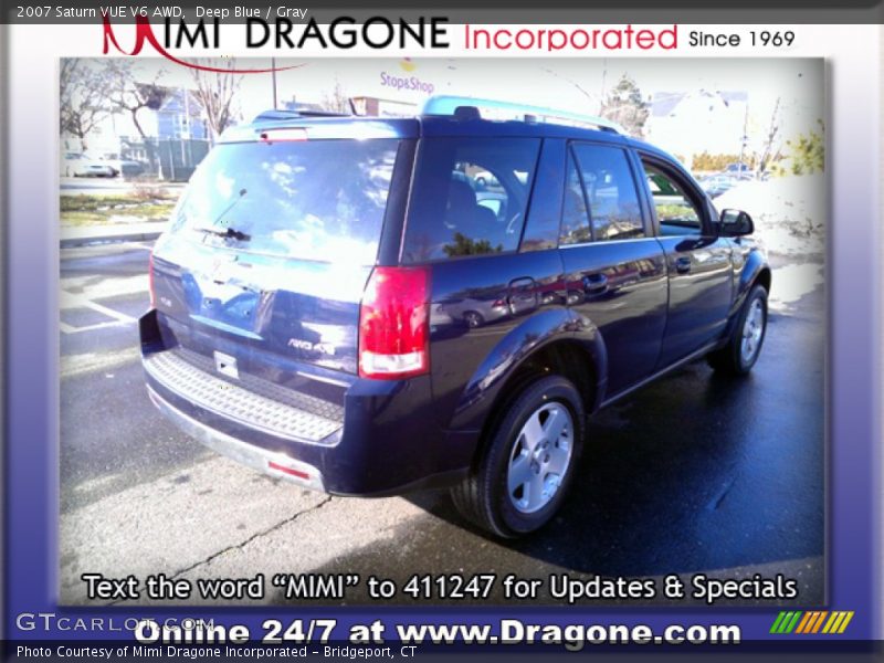 Deep Blue / Gray 2007 Saturn VUE V6 AWD