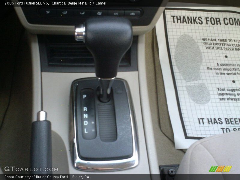 Charcoal Beige Metallic / Camel 2006 Ford Fusion SEL V6