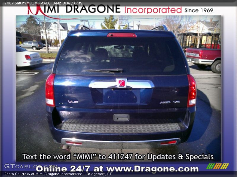 Deep Blue / Gray 2007 Saturn VUE V6 AWD