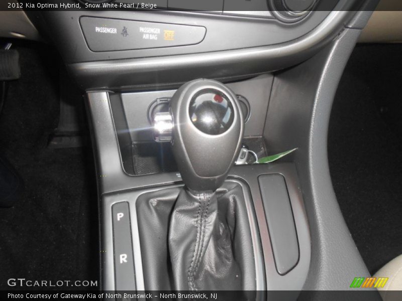 Snow White Pearl / Beige 2012 Kia Optima Hybrid