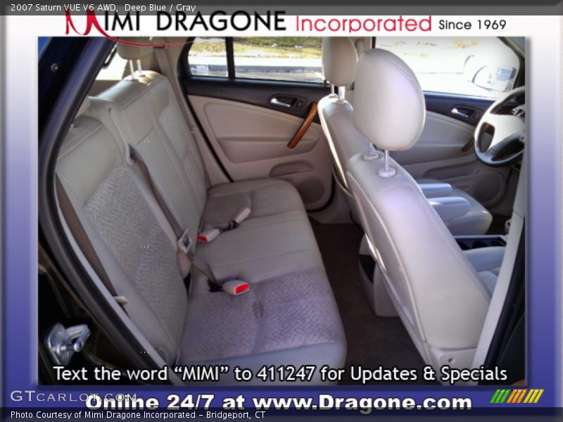 Deep Blue / Gray 2007 Saturn VUE V6 AWD
