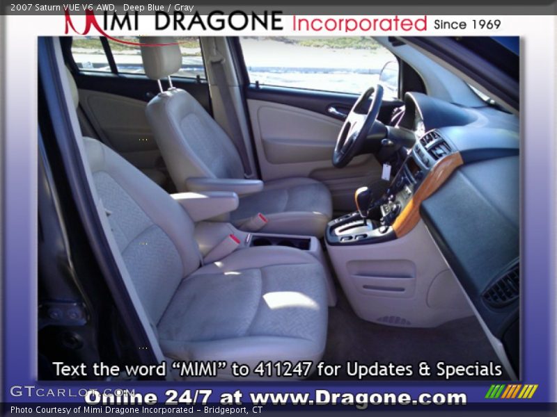 Deep Blue / Gray 2007 Saturn VUE V6 AWD