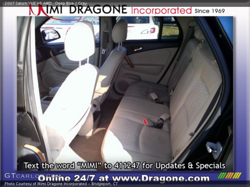 Deep Blue / Gray 2007 Saturn VUE V6 AWD