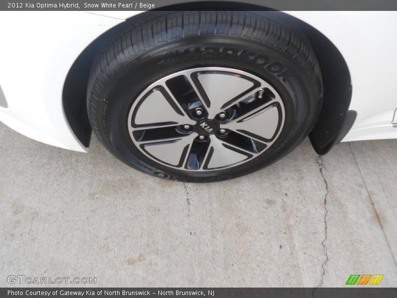Snow White Pearl / Beige 2012 Kia Optima Hybrid
