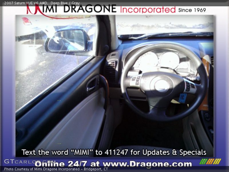 Deep Blue / Gray 2007 Saturn VUE V6 AWD