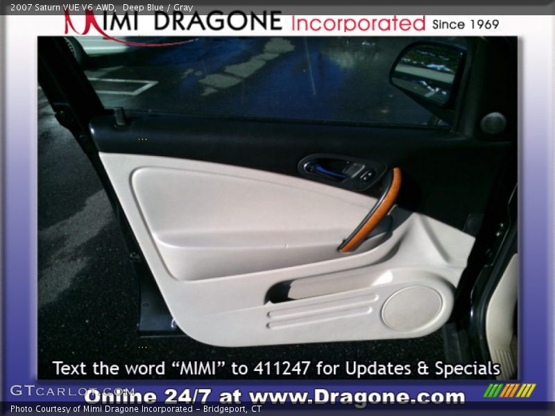 Deep Blue / Gray 2007 Saturn VUE V6 AWD
