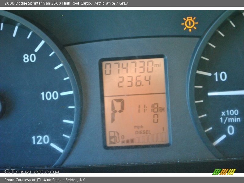 Arctic White / Gray 2008 Dodge Sprinter Van 2500 High Roof Cargo