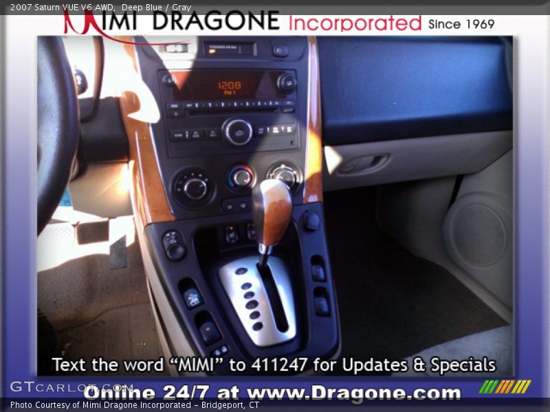 Deep Blue / Gray 2007 Saturn VUE V6 AWD