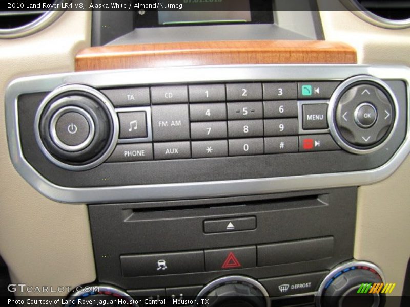 Controls of 2010 LR4 V8