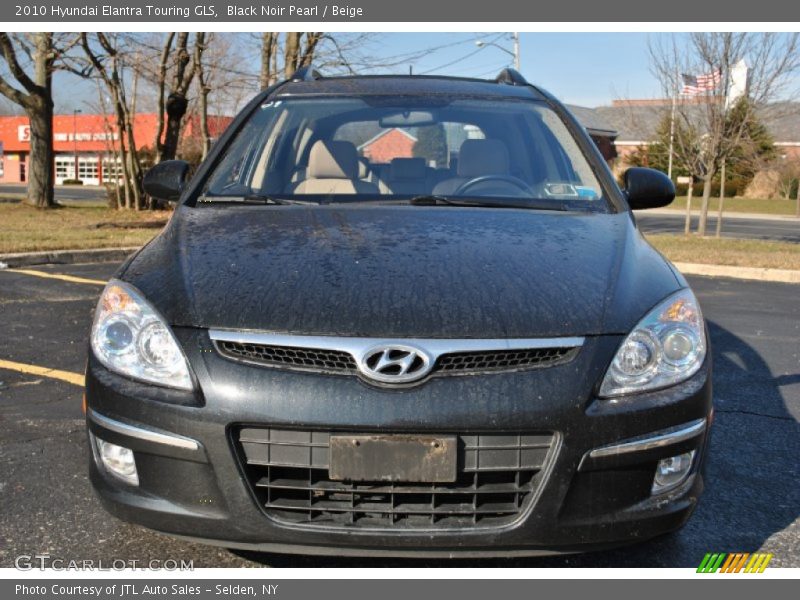 Black Noir Pearl / Beige 2010 Hyundai Elantra Touring GLS