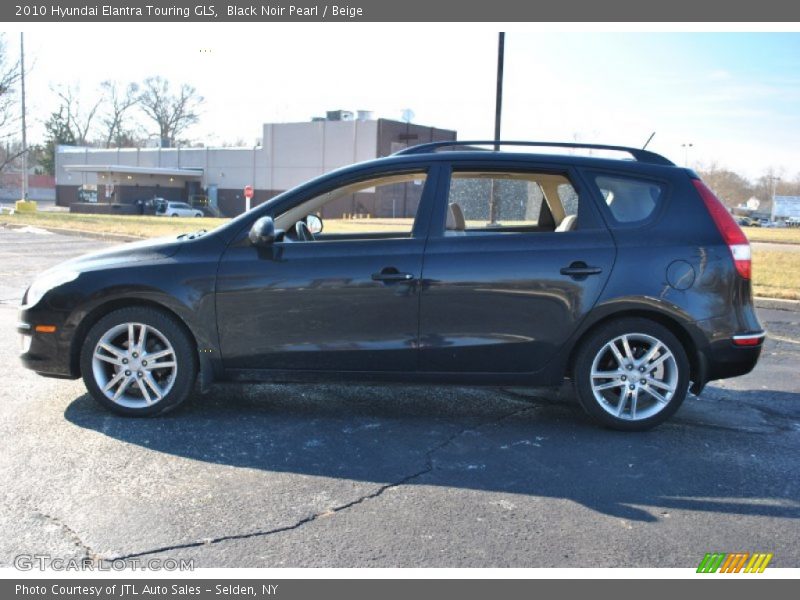 Black Noir Pearl / Beige 2010 Hyundai Elantra Touring GLS