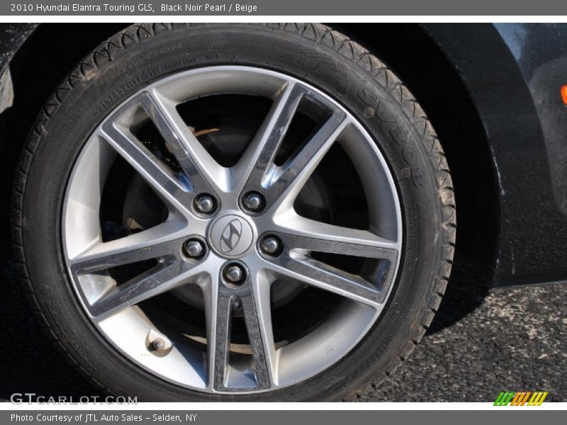Black Noir Pearl / Beige 2010 Hyundai Elantra Touring GLS