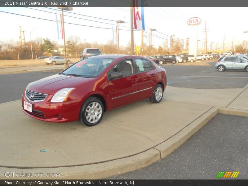 Red Brick / Charcoal 2011 Nissan Sentra 2.0